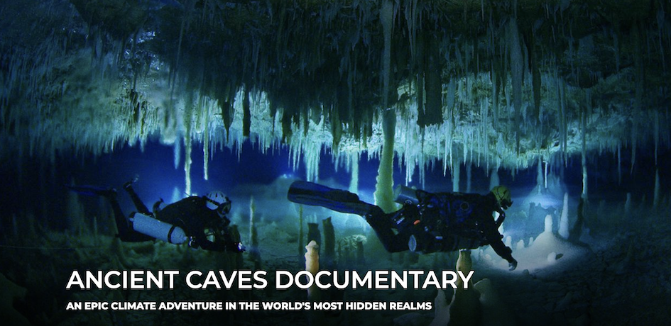 ancient caves documentary with people diving in caves